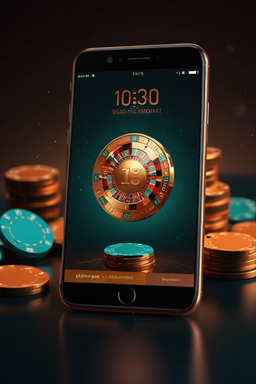 Smartphone met Gangstasino app